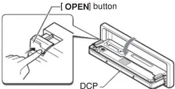 [ OPEN] button DCP