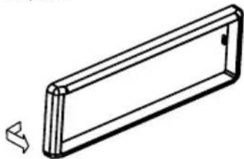 CLARION CZ401 - Disassemble trim ring - 2