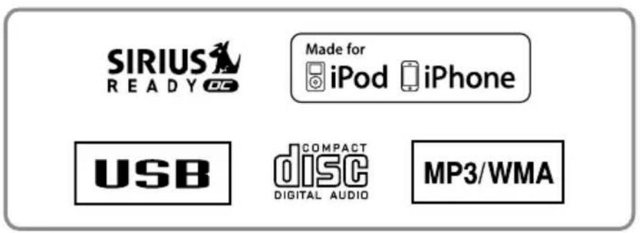 SIRIUS READY OC Made for iPod iPhone USB COMPACT DISC DIGITAL AUDIO MP3/WMA