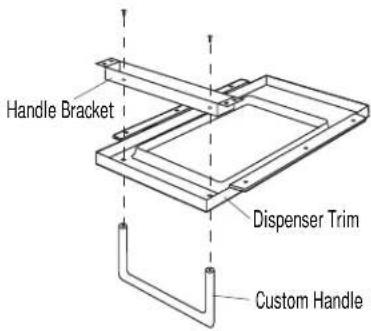 Handle Bracket Dispenser Trim Custom Handle