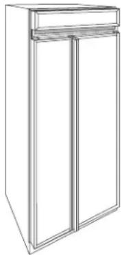 GE ZKHT1 - 3/4" thick custom panels—Without trim kits - 1