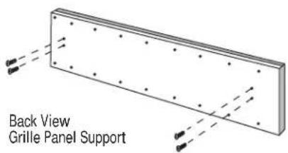 Back View Grille Panel Support
