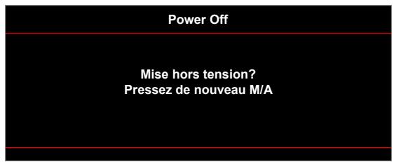 OPTOMA HD39Darbee - Mise hors tension - 1