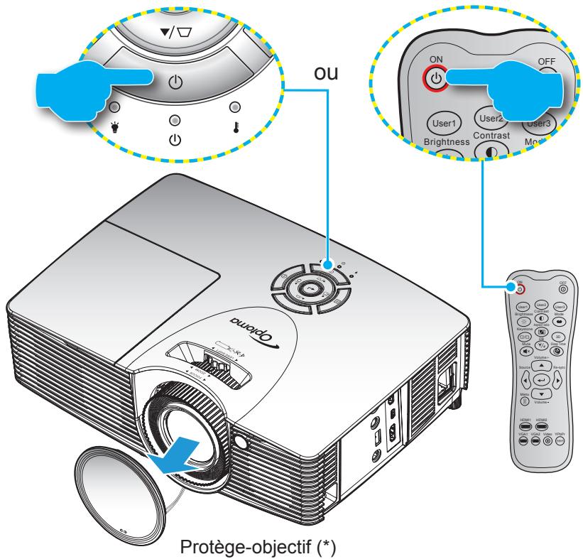 OPTOMA HD39Darbee - Mise sous/hors tension du projecteur - 1