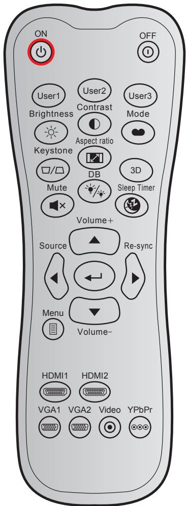 OPTOMA HD39Darbee - Codes télécommande - 1