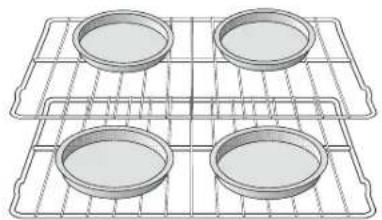 KELVINATOR MFF3015RW - Baking layer cakes with 1 or 2 oven racks - 1