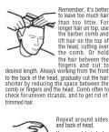 Conair HC90RGB - THE CONAIR GUIDE TO CUTTING HAIR AT HOME Before you start: - 2