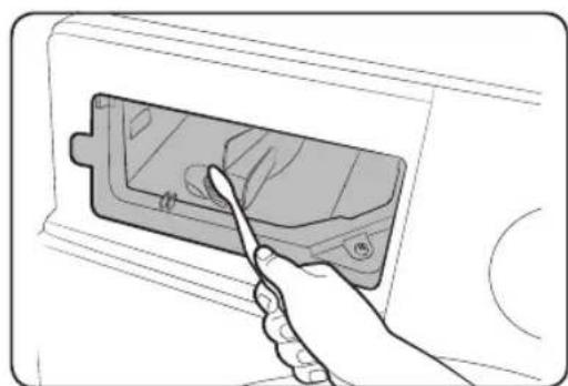 SAMSUNG WW90T3040WW - Ngăn chứa xà phòng giặt - 3