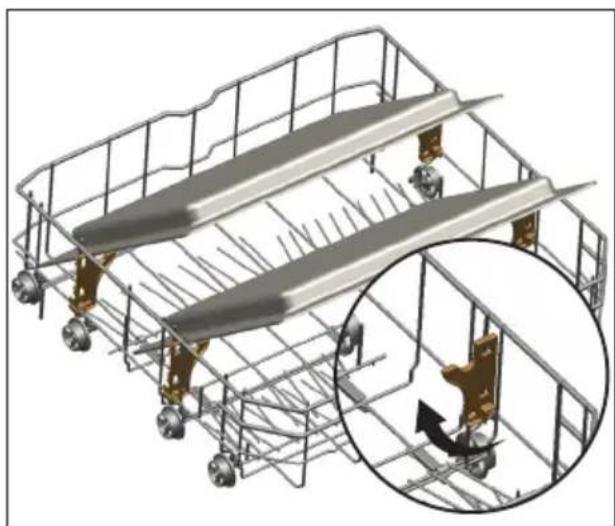 Defy DDW356 - Tray Wash Supports - 1