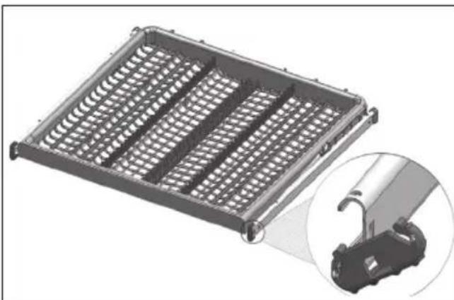 Defy DDW356 - Ceiling cutlery basket - 1