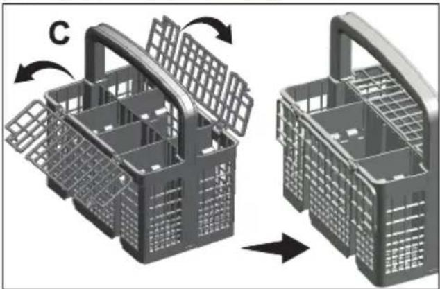 Defy DDW356 - Cutlery basket - 2