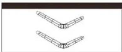 Two identical 3D mechanical bracket diagrams with no text or symbols
