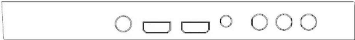 Pure geometric shapes including circles and rectangles without any text or symbols
