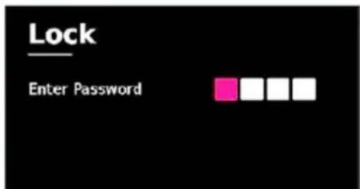 Lock Enter Password