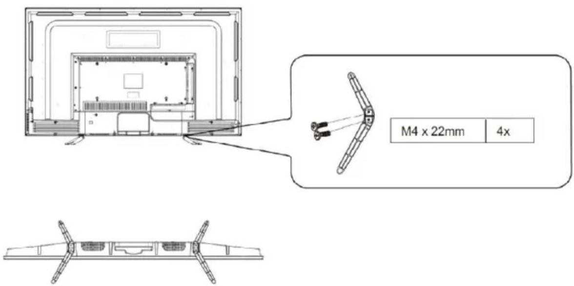 M4 x 22mm 4x