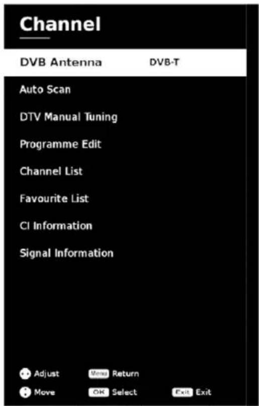 Vivax TV-65UHD121T2S2 - MENYJA CHANNEL (KANAL) - 1