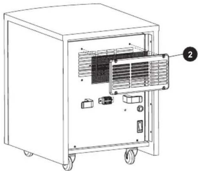 MAGNAVOX MVH-2000 - CLEANING THE AIR FILTER - 2