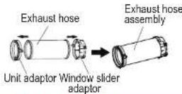 MAGNAVOX P-14NPE - Step One: Preparing the Exhaust Hose assembly - 1