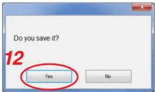 Do you save it? 12 Yes No