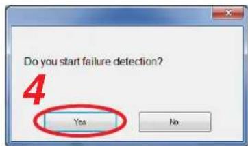 Do you start failure detection? 4 Yes No