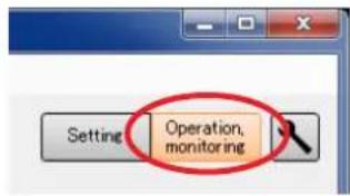 Setting Operation, monitoring