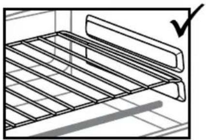 OSTER TSSTTV10LTB - COOKING RACK AND BAKING PAN POSITIONING GUIDE - 3