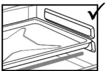 OSTER TSSTTV10LTB - COOKING RACK AND BAKING PAN POSITIONING GUIDE - 4