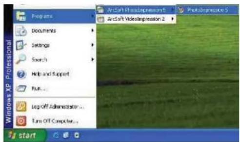 Windows XP Professional Programs Documents Settings Search Help and Support Run... Log Off Administration... Turn Off Computer... ArtSFT PhotoDepression 5 ArtSFT VideoDepression 2 PhotoDepression 5 start