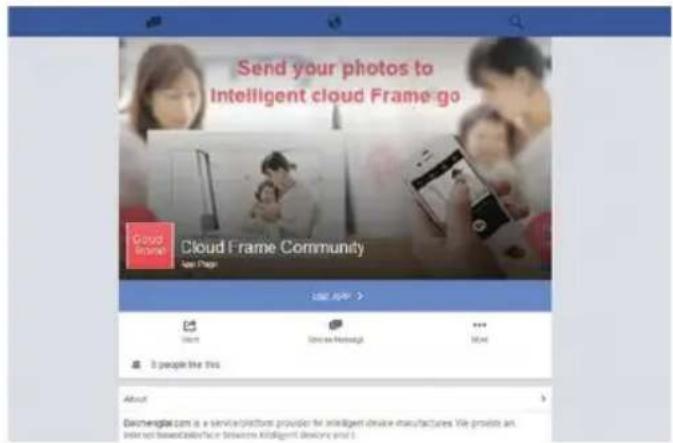 Send your photos to Intelligent cloud Frame go Cloud Frame Community App Page USE APP > Next Device Message Add 3 people like this About Dachengta.com is a service/architecture provider for intelligent device manufacturers. We promote an Internet-based deliver factor between Intelligent devices and 1.