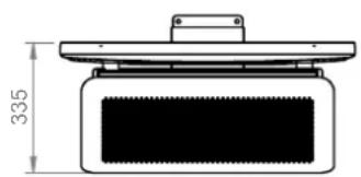 Bromic Tungsten 300 - TUNGSTEN SMART-HEAT™ HEATER DIMENSIONAL DETAILS - 4