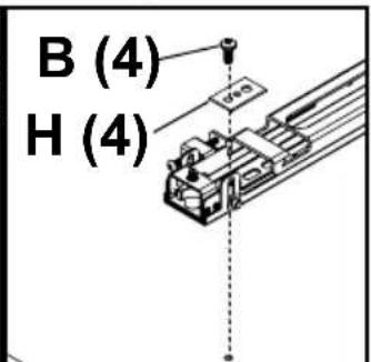 B (4) H (4)