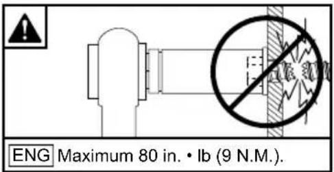 ENG Maximum 80 in. • lb (9 N.M.)