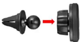 CRUX BTS-GM1X - MAGNETIC PHONE MOUNT ASSEMBLY & USE: - 1