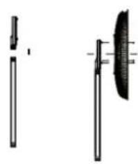 Heinner HMF-18GREY - Mounting the rear guard and blade - 1