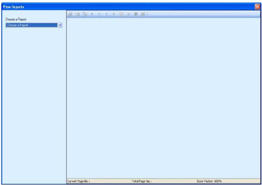 View Reports Choose a Report Choose a Report Current Page No.: Total Page No.: Zoom Factor: 100%