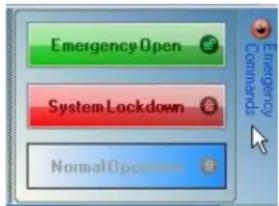 Emergency Open System Lockdown Normal Operation