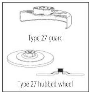 Type 27 guard Type 27 hubbed wheel