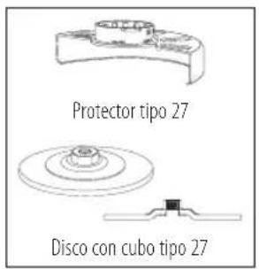 Protector tipo 27 Disco con cubo tipo 27