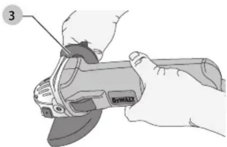 DEWALT DWE4315 - Proper Hand Position (Fig. G) - 1