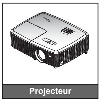 OPTOMA HD422X - Accessoires standard - 1