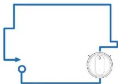 Pure electrical circuit lines without any symbols