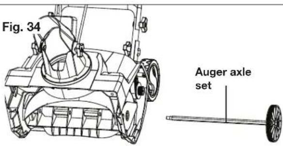 Fig. 34 Auger axle set