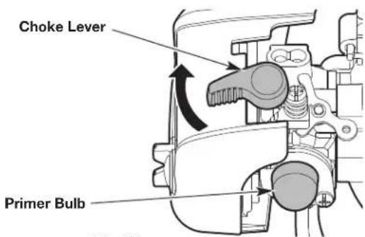 Choke Lever Primer Bulb