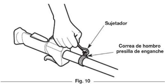 Sujetador Correa de hombro presilla de enganche Fig. 10