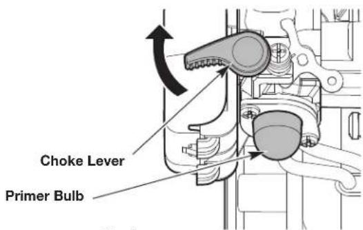 Choke Lever Primer Bulb