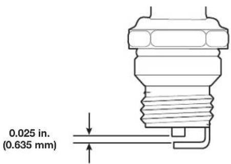 0.025 in. (0.635 mm)