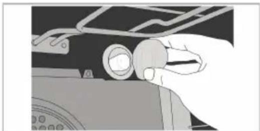 Defy DBO774 - If your oven is equipped with a round lamp: - 1