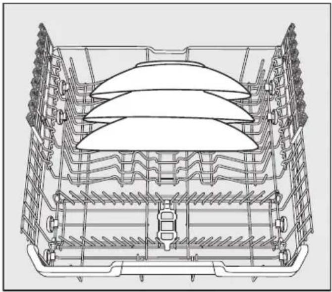 MIELE G 7366 SCVi SF AutoDos - Loading the MultiComfort area - 1