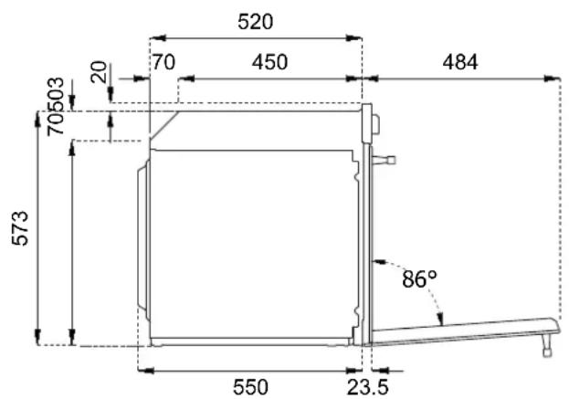 520 70 450 484 20 70503 573 86° 550 23.5