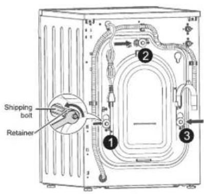 Shipping bolt Retainer